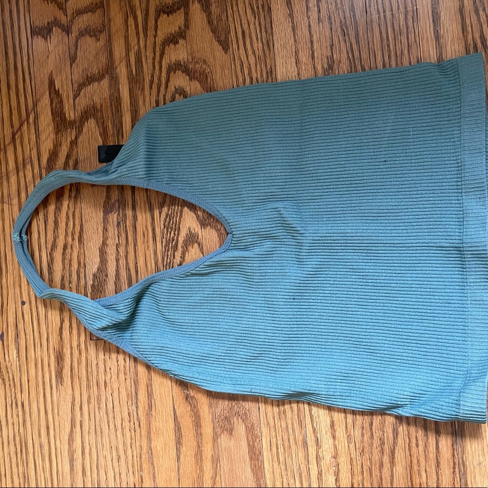 Urban outfitters ribbed halter neck top